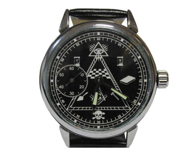 soviet-wrist-watch-molnija-masonic-symbols-ussr-original-clock