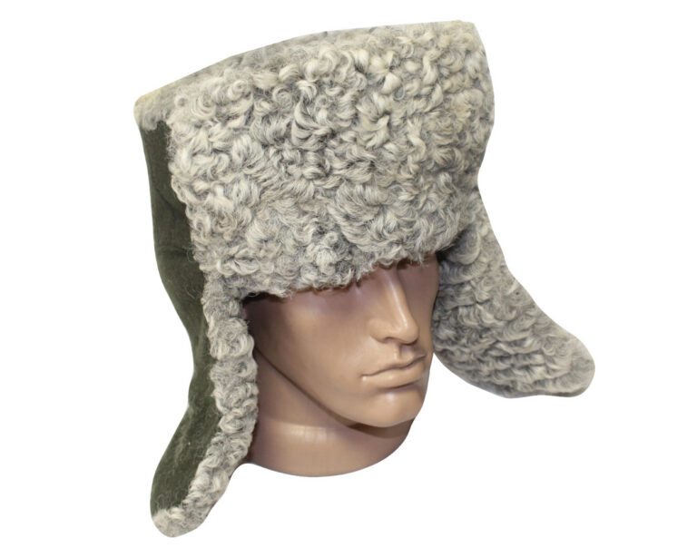 03082018-Russian USSR grey ushanka fur hat(2)312312