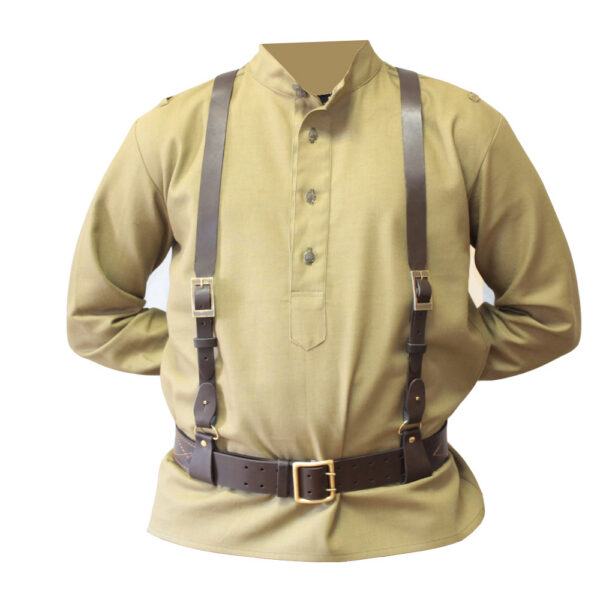 06092018-Brown Military Russian Belt