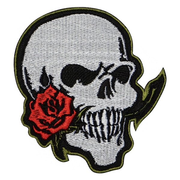 21112019- Skull and Rose patch
