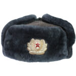 vintage-soviet-army-blue-hat-officer-s-earflap-warm-winter-ushanka-genuine-military-trapper-hat