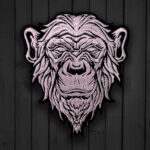 rise-of-apes-embroidered-patch-monkey-sew-on-patch-animal-sleeve-embroidery