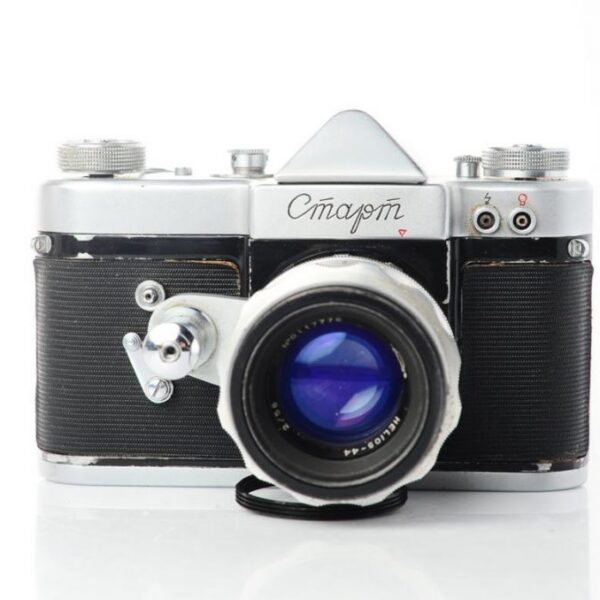 vintage-start-35mm-film-ussr-slr-camera-genuine-soviet-camera-with-13-blades-helios-44-58mm-f-2-0-lens