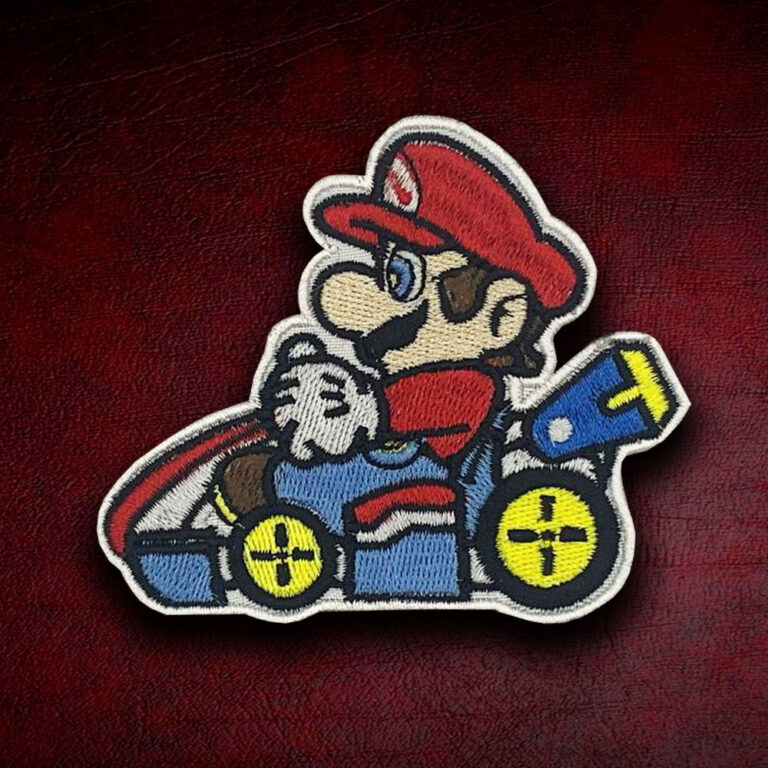 mario-kart-embroidered-gaming-patch-super-mario-custom-iron-on-patch-halloween-gift-embroidery