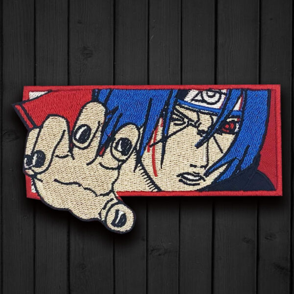 uchiha-itachi-iron-on-patch-akatsuki-embroidered-patch-anime-sticker-naruto-velcro-embroidery-custom-anime-gift-patch